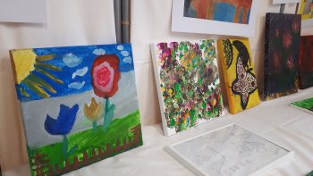 Vernisáž obrazov pani Zlatice