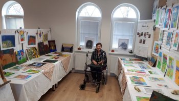 Vernisáž obrazov pani Zlatice