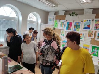 Vernisáž obrazov pani Zlatice