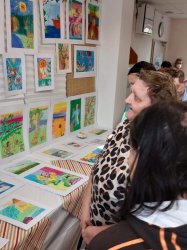 Vernisáž obrazov pani Zlatice